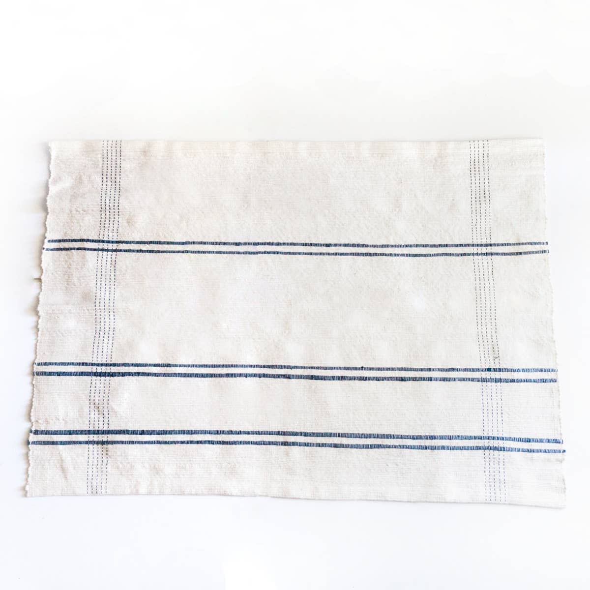 Ribbons Cotton Bathmat | Navy