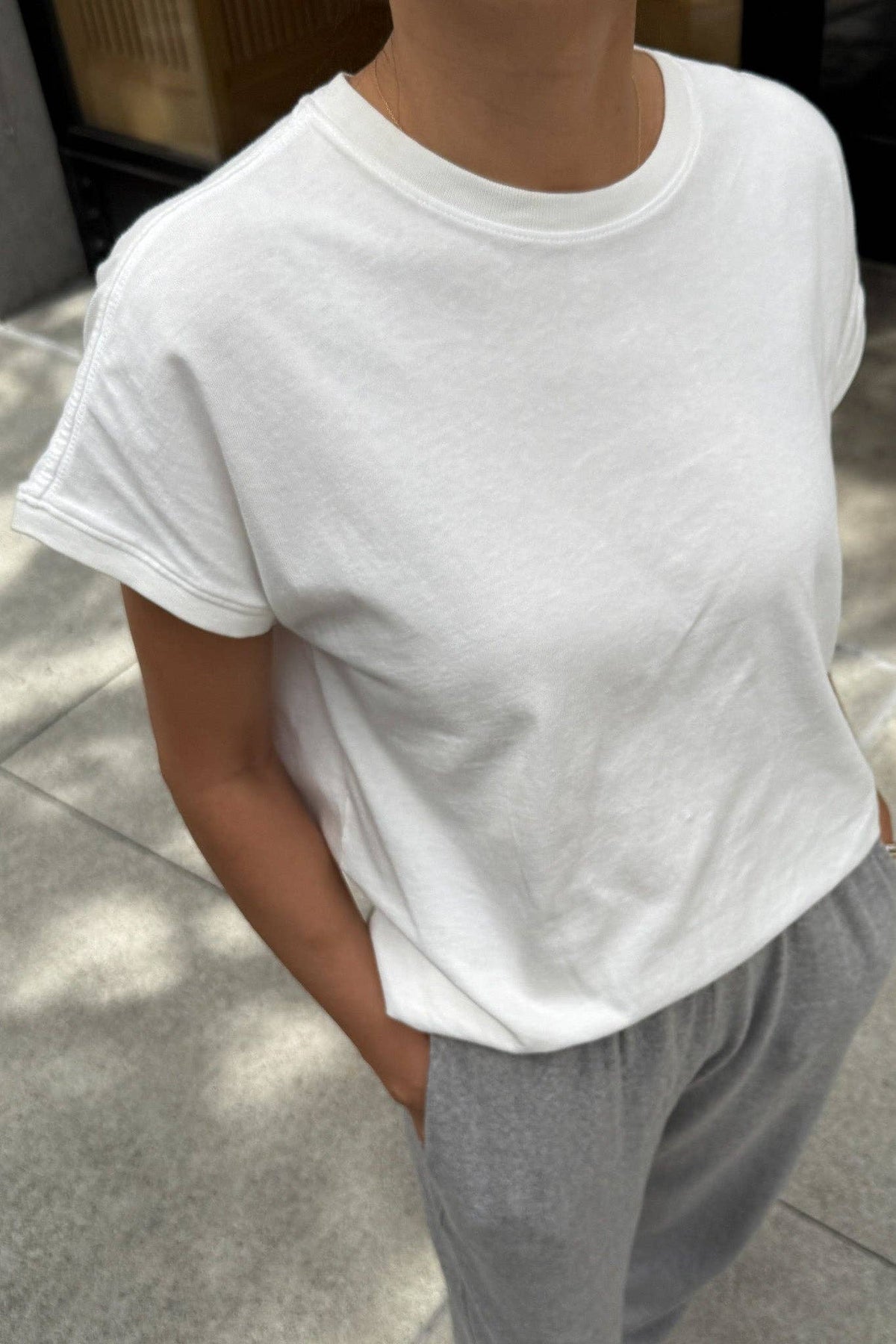 Ease Tee | Vintage White