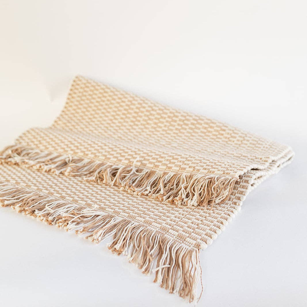 Hand Loomed Cotton Rug