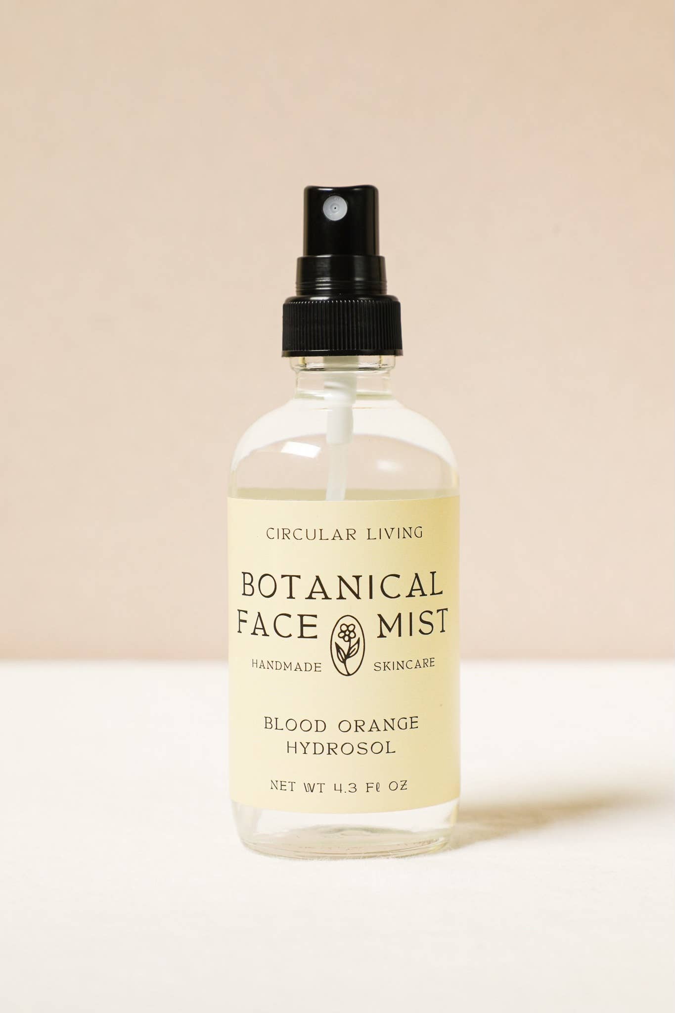 Botanical Face Mist, Blood Orange Hydrosol: Mist Top (Reusable) 4.3 fl oz