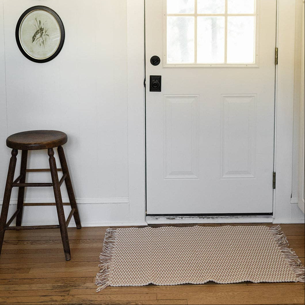 Hand Loomed Cotton Rug
