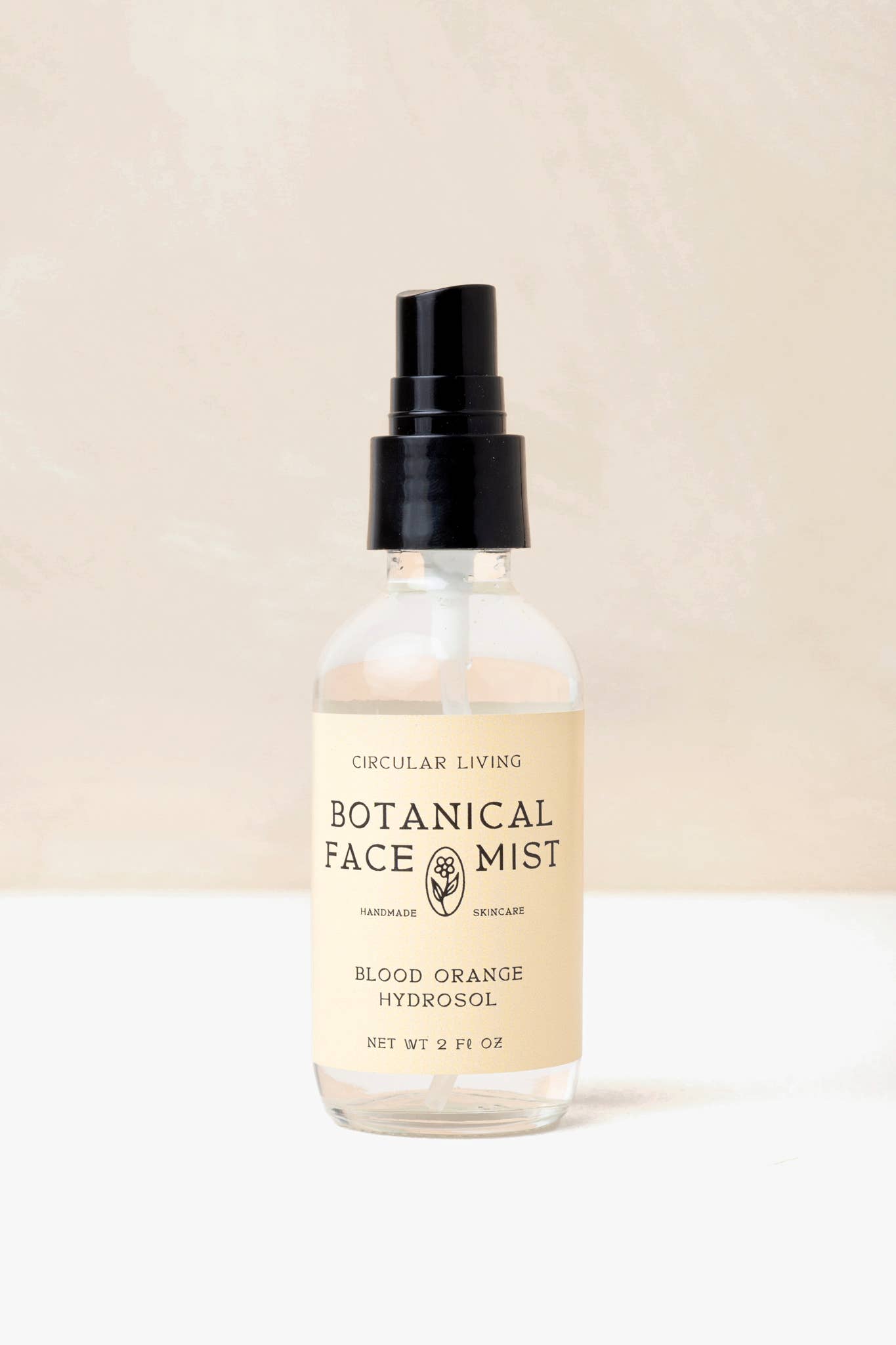 Botanical Face Mist, Blood Orange Hydrosol: Mist Top (Reusable) 4.3 fl oz