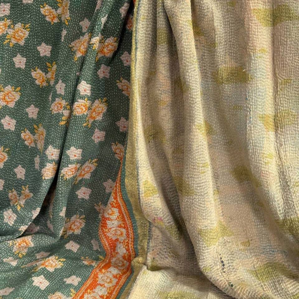 Vintage Kantha Quilt | Aboli