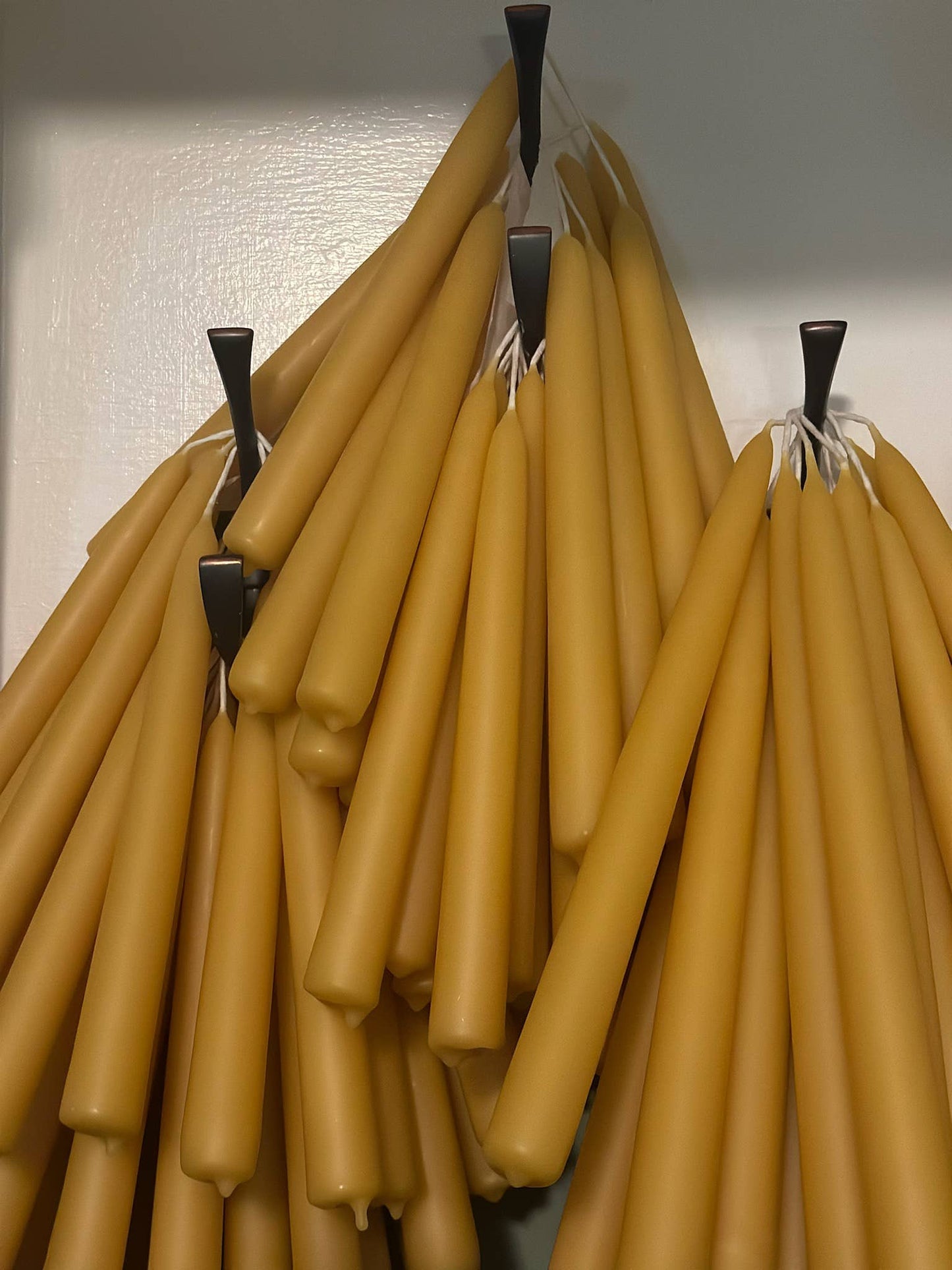 Natural Beeswax Candles | 10"