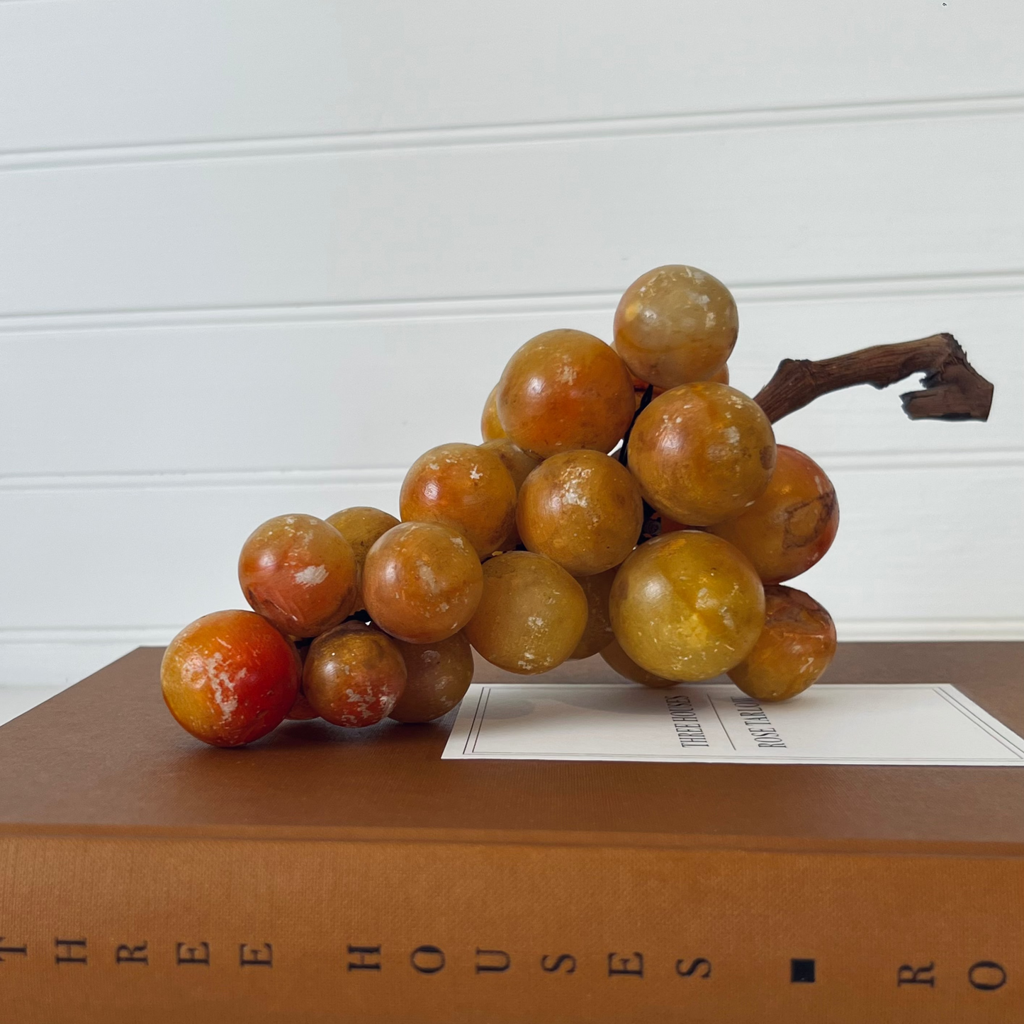 Vintage Mid-Century Stone Grapes