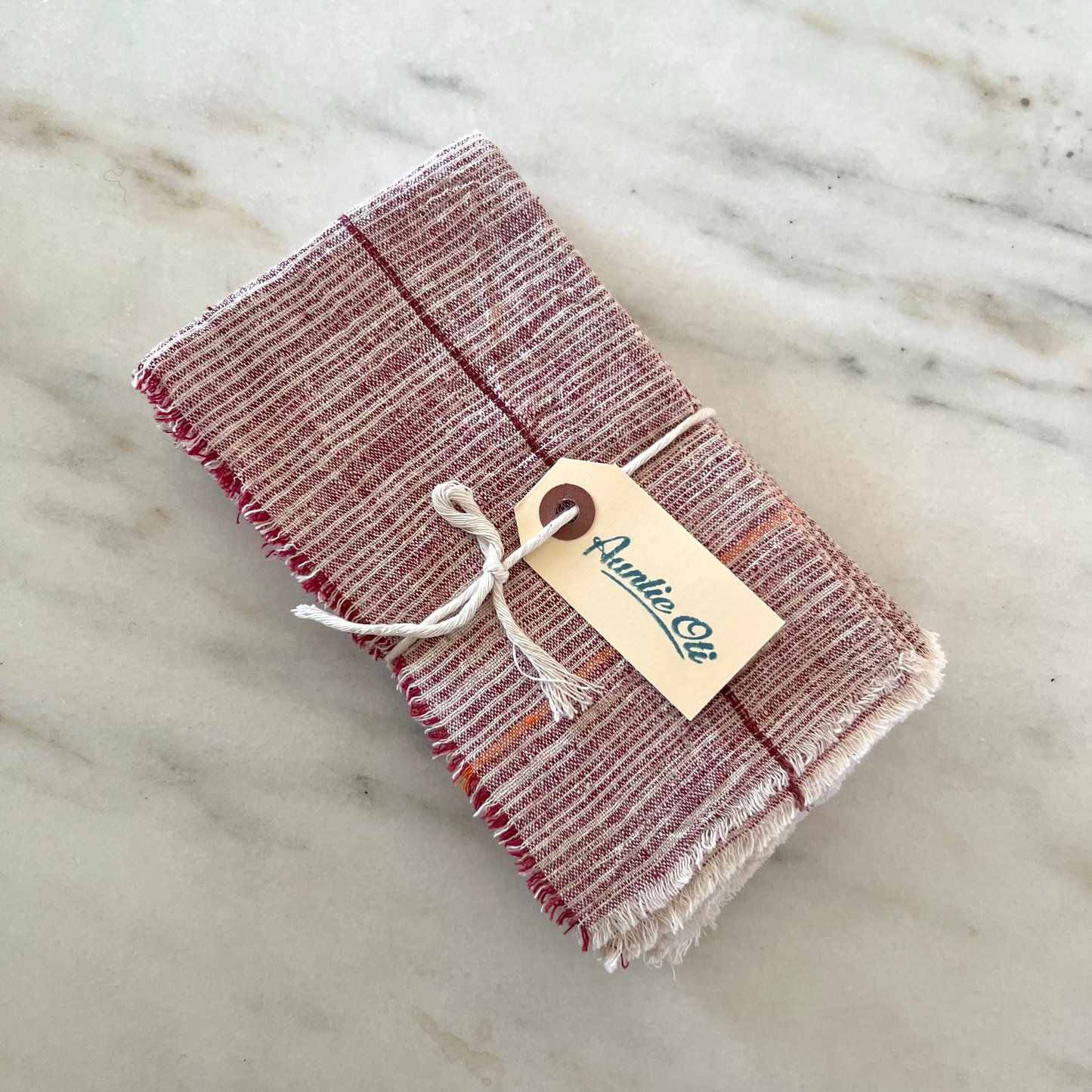 Color Napkin Set | Spacedye Red