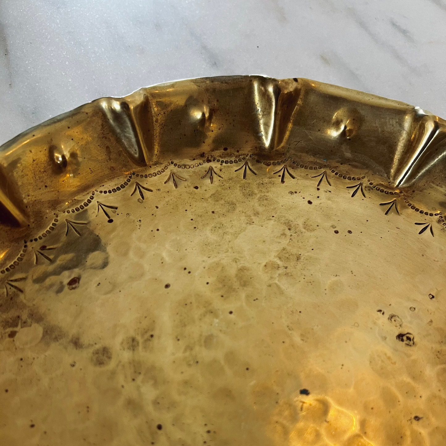 Vintage Brass Tray