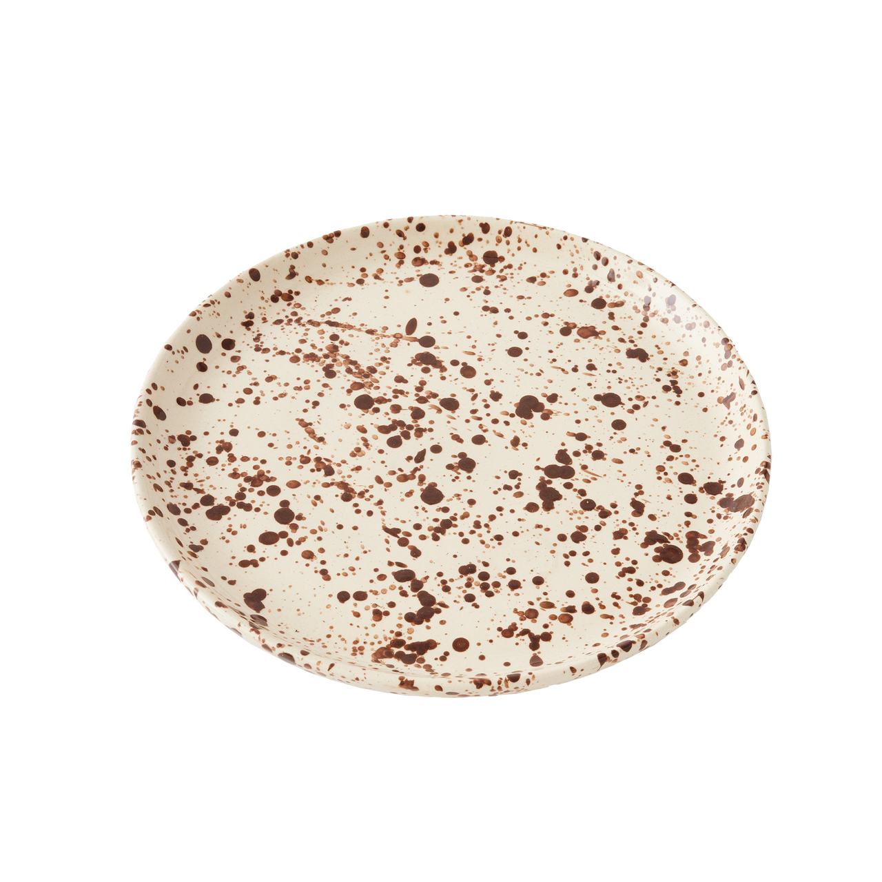 Splatterware Plate | Cacao