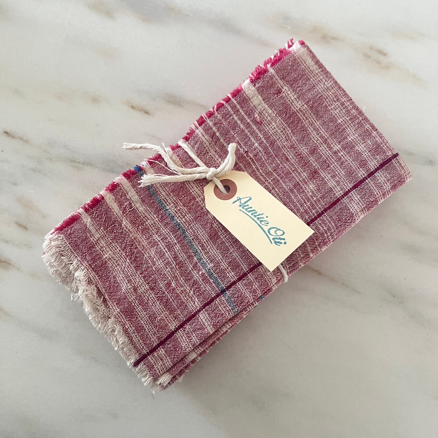 Color Napkin Set | Spacedye Raspberry