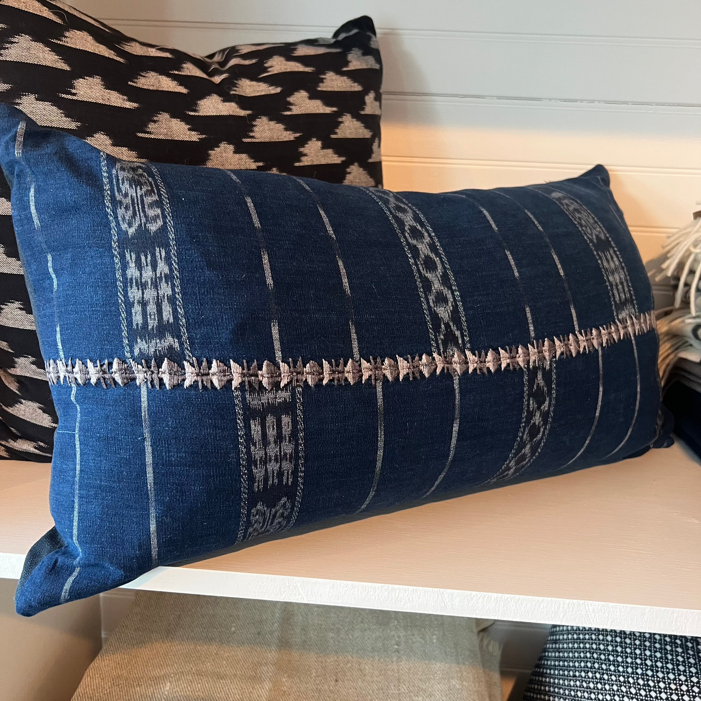 Indigo Guatemalan Pillow