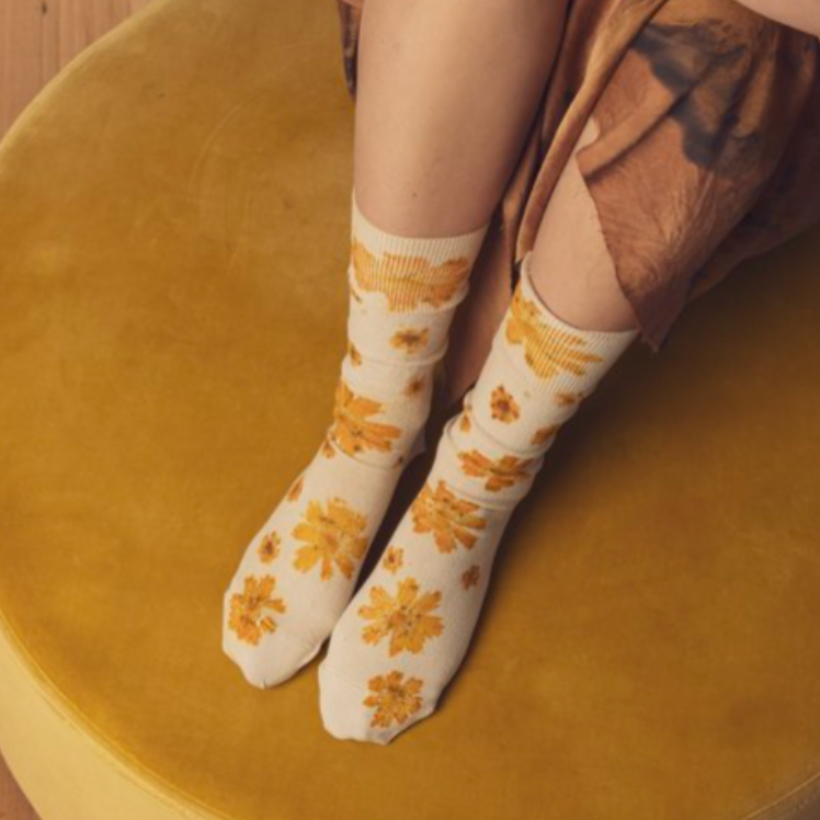 Naturally Dyed Cotton Socks | real fleur petite
