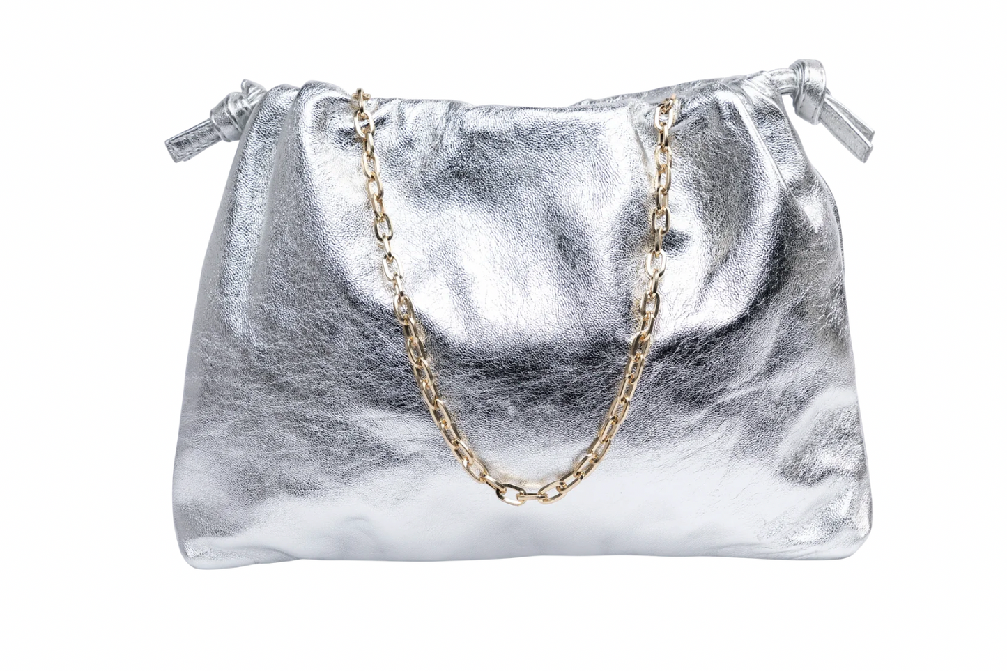 Monica Clutch - Silver