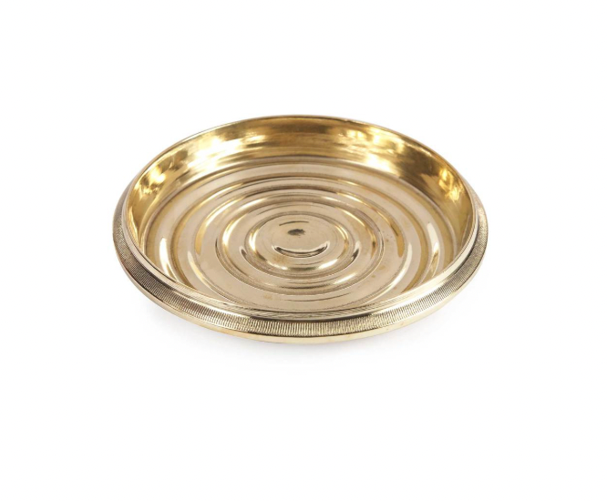 Brass Coin-Edged Bottle Coaster