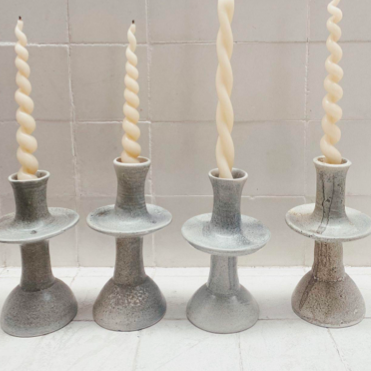 Oaxaca Candlesticks - Smoke