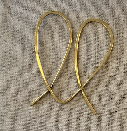 Sculptural Brass Book Jewelry