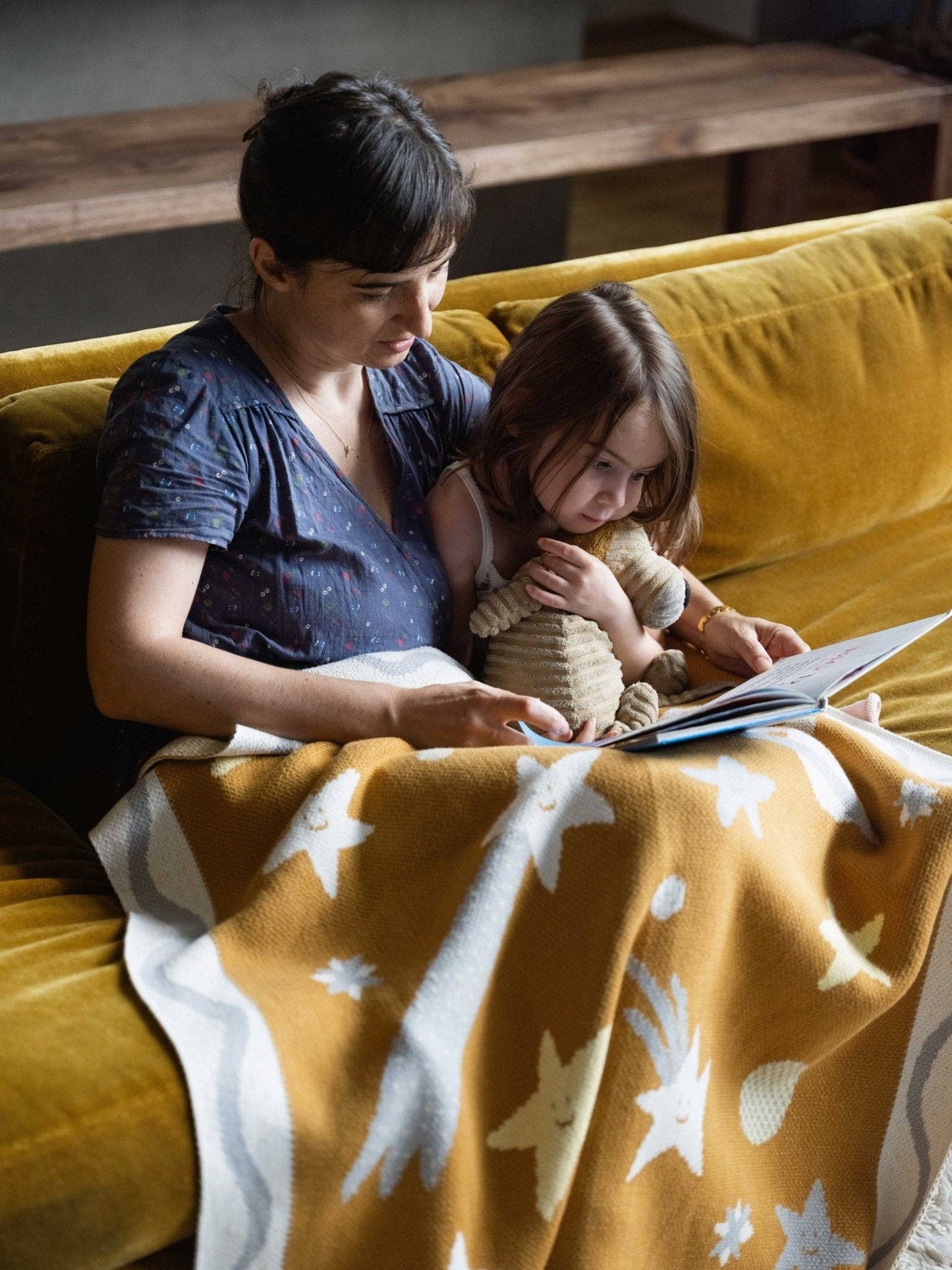 Night Sky Baby Blanket | Solar