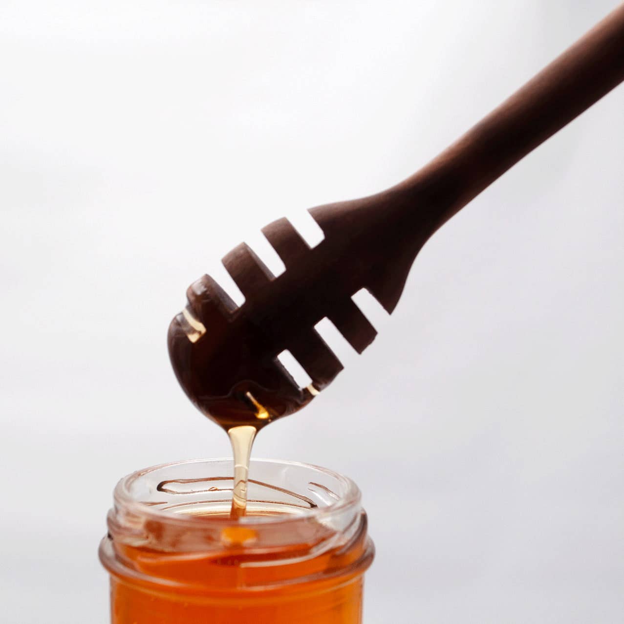 6" Walnut Honey Dipper