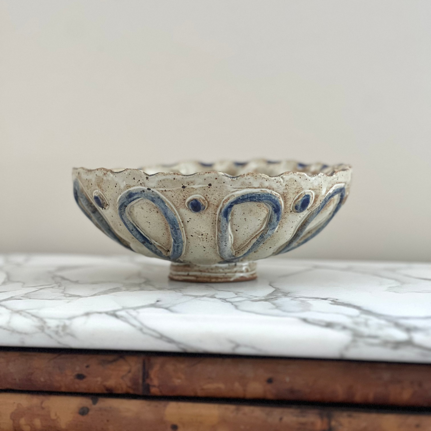 Vintage Ceramic Art Bowl