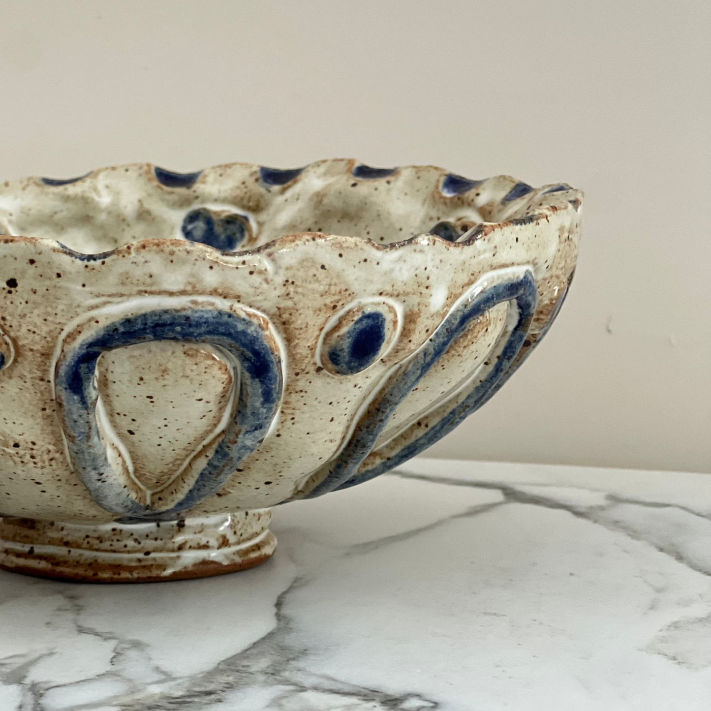 Vintage Ceramic Art Bowl