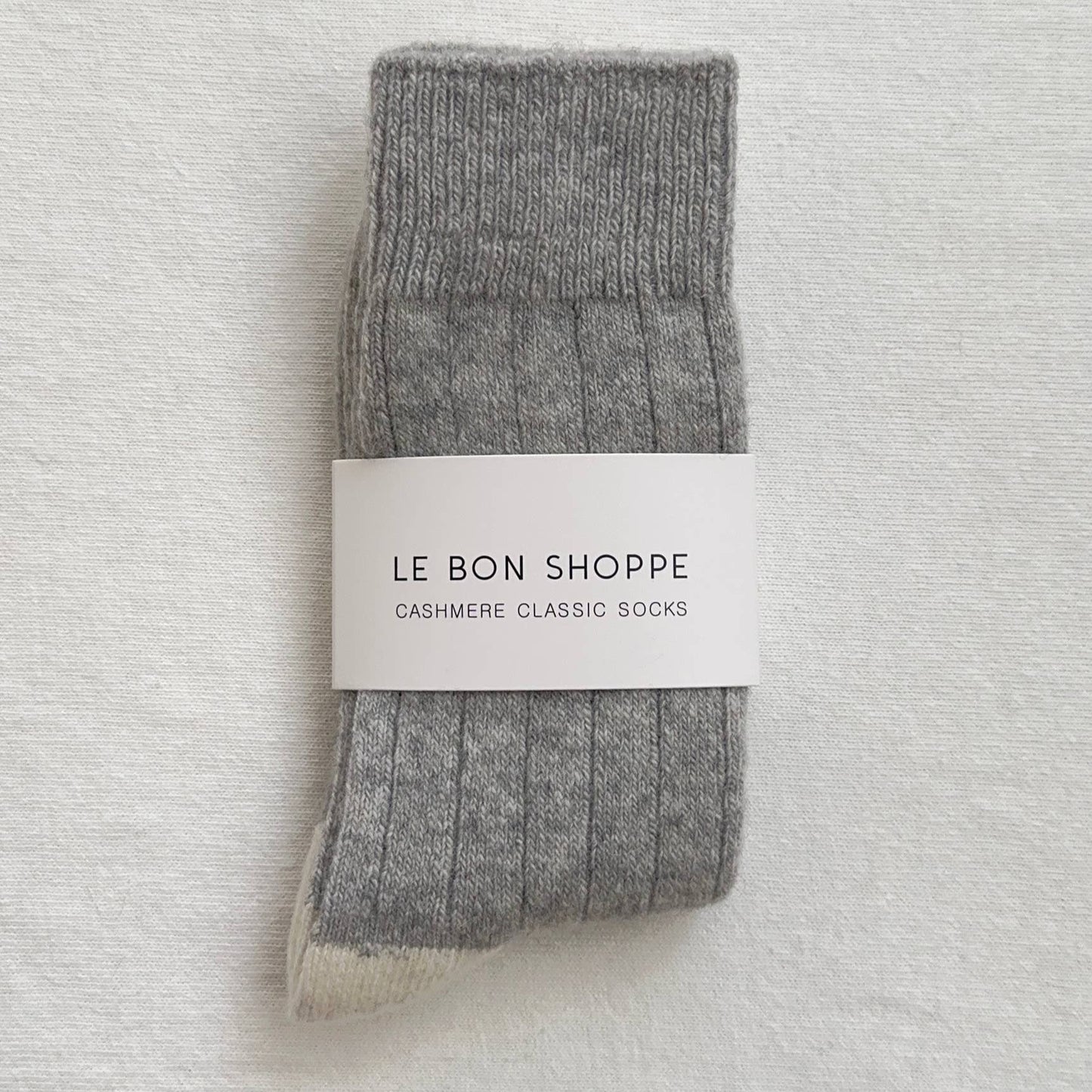 Classic Cashmere Socks | Grey Melange