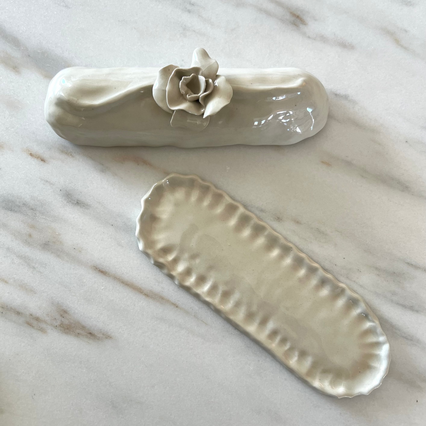 Tulip Butter Dish