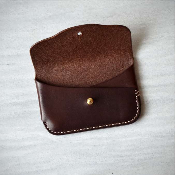 Couplet Card Wallet | Chocolate