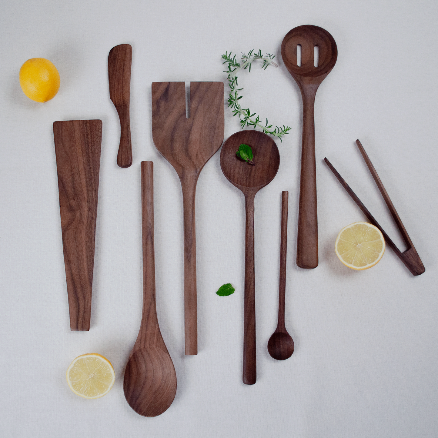 12’’ Walnut Oval Spoon