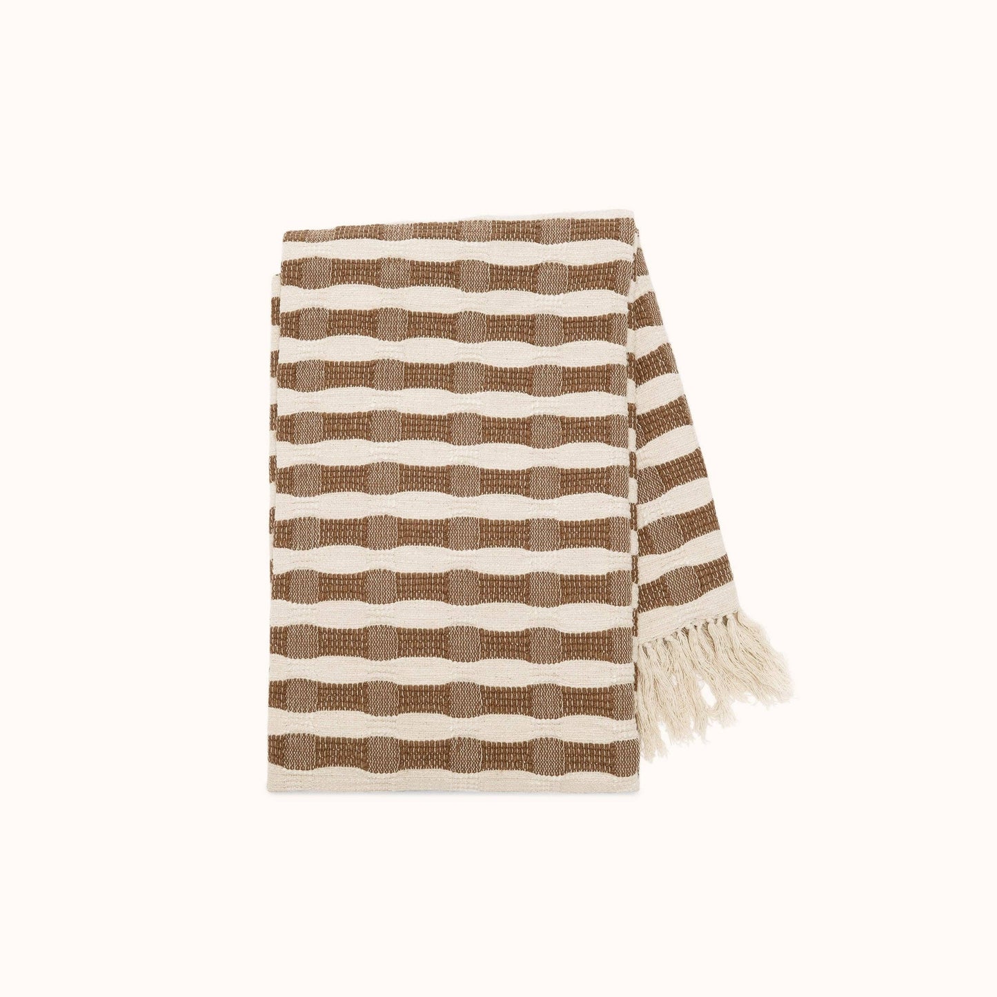 Ramona Blanket | Brown Stripe