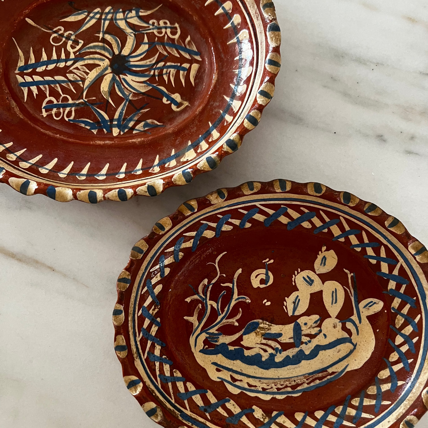 Vintage Mexican Redware Dish