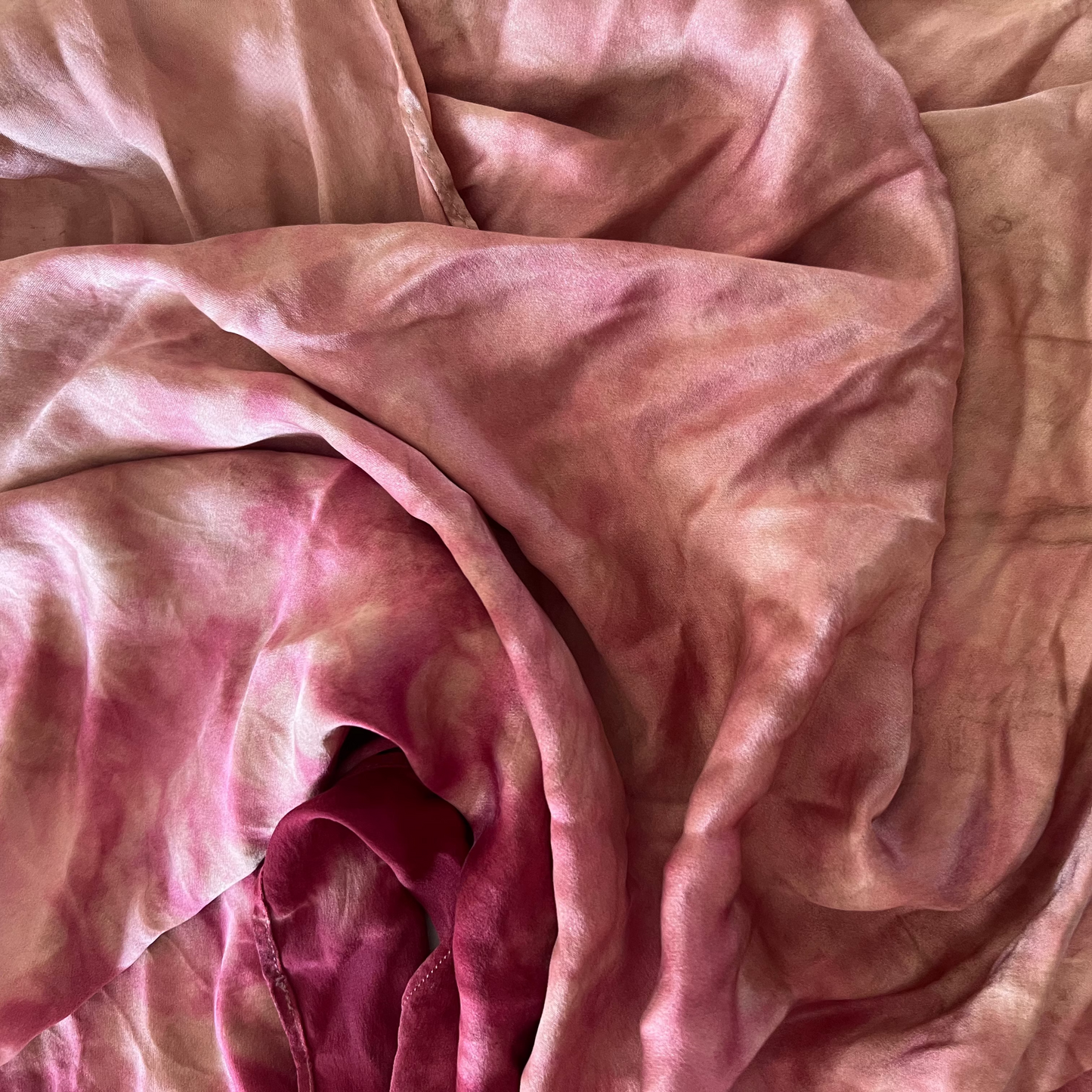 Hand Dyed Silk Scarf | Mulberry