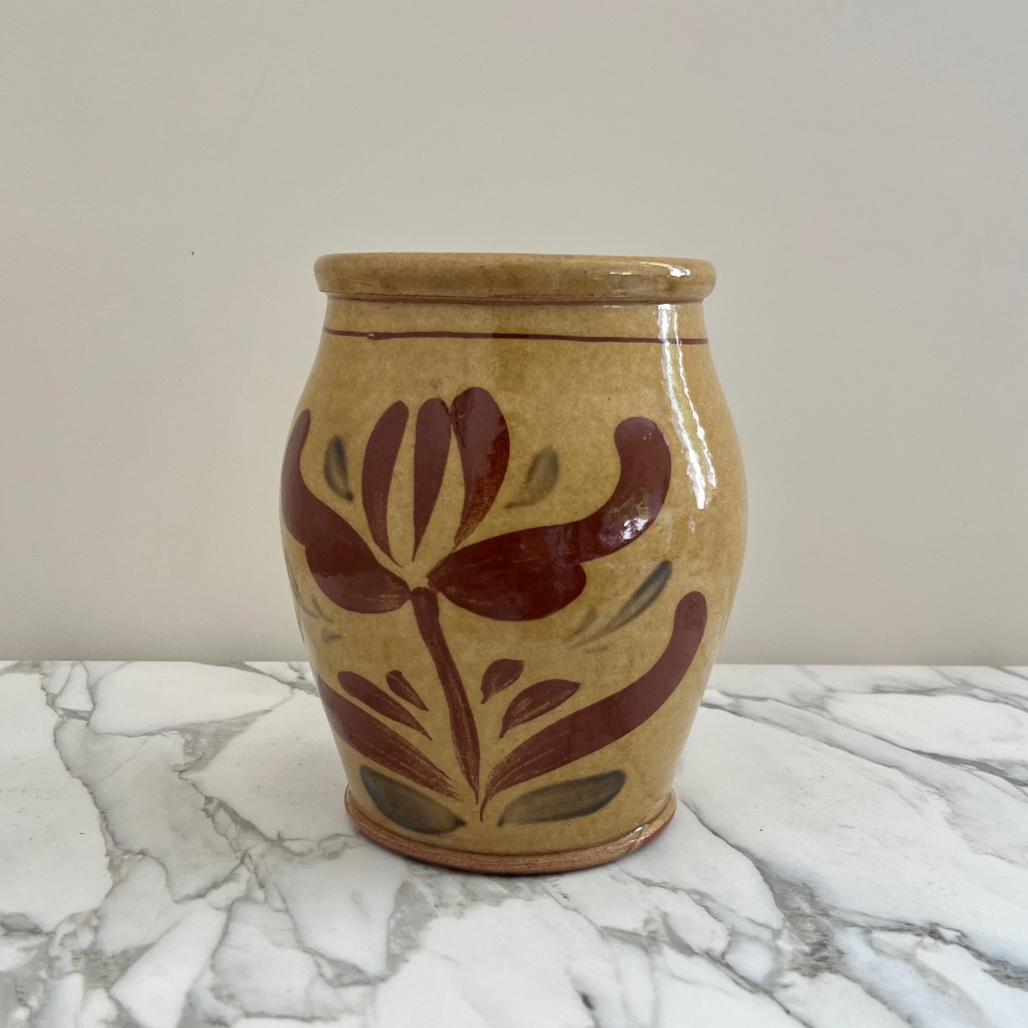 Vintage Rockdale Union Redware Vase