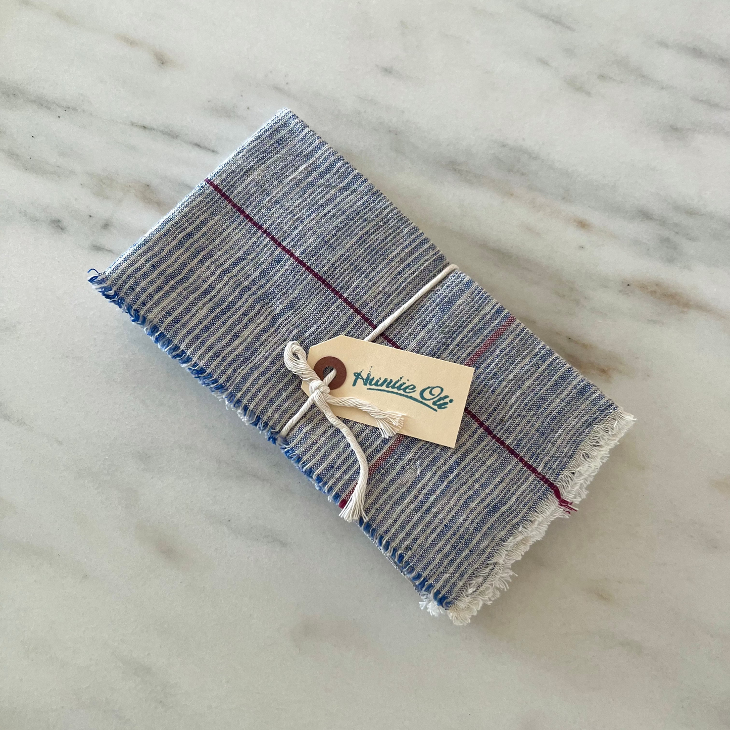 Color Napkin Set | Blue Space Dye