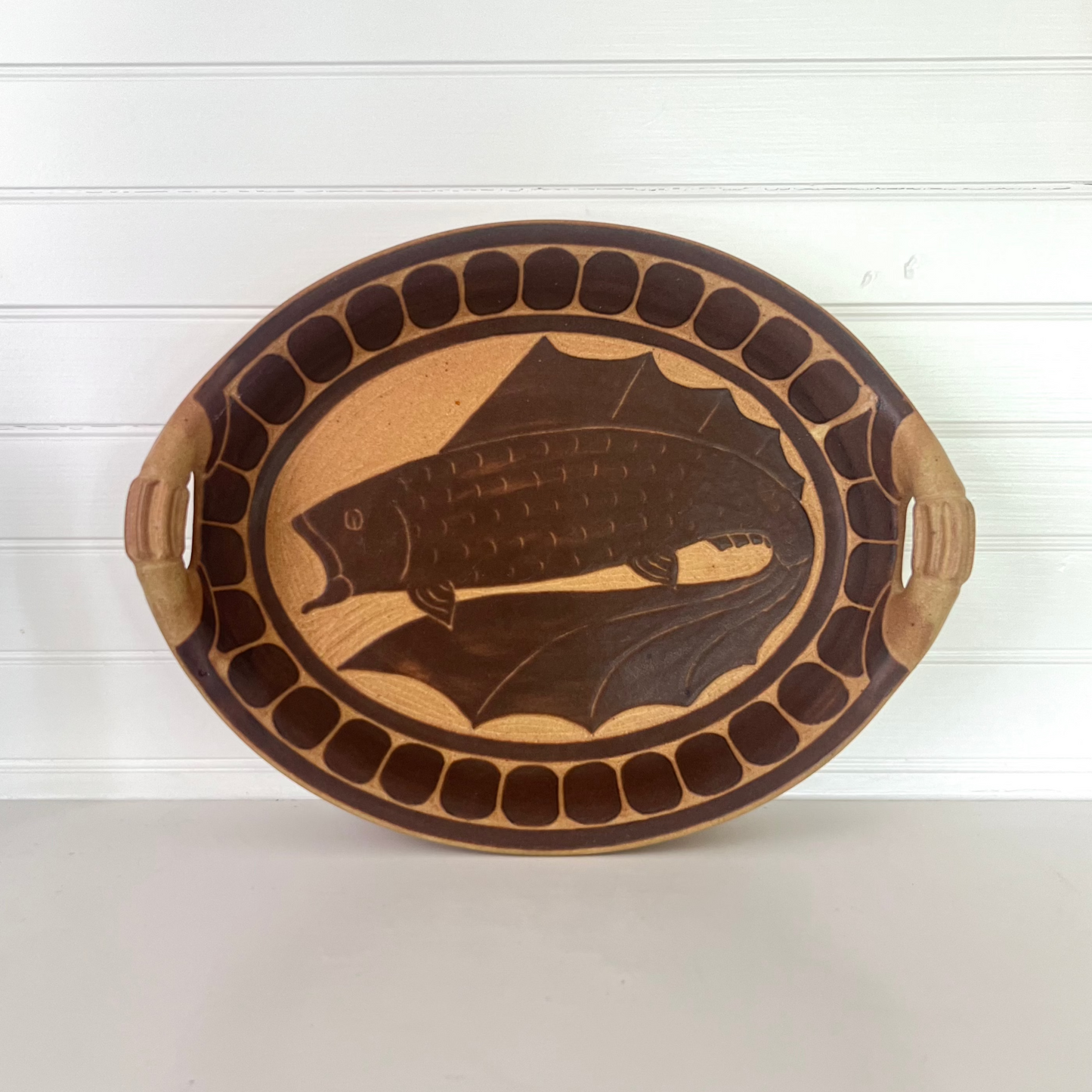 Vintage Ceramic Fish Platter