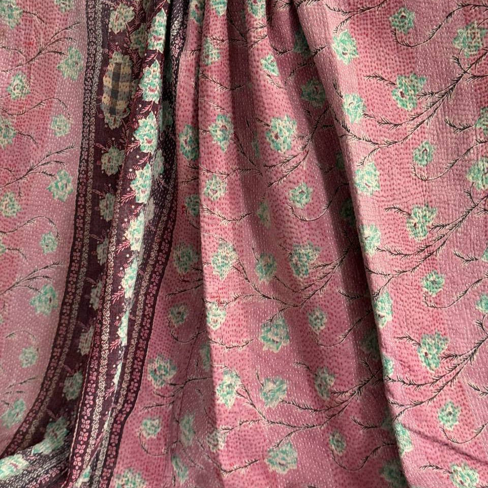 Vintage Kantha Quilt | Arali