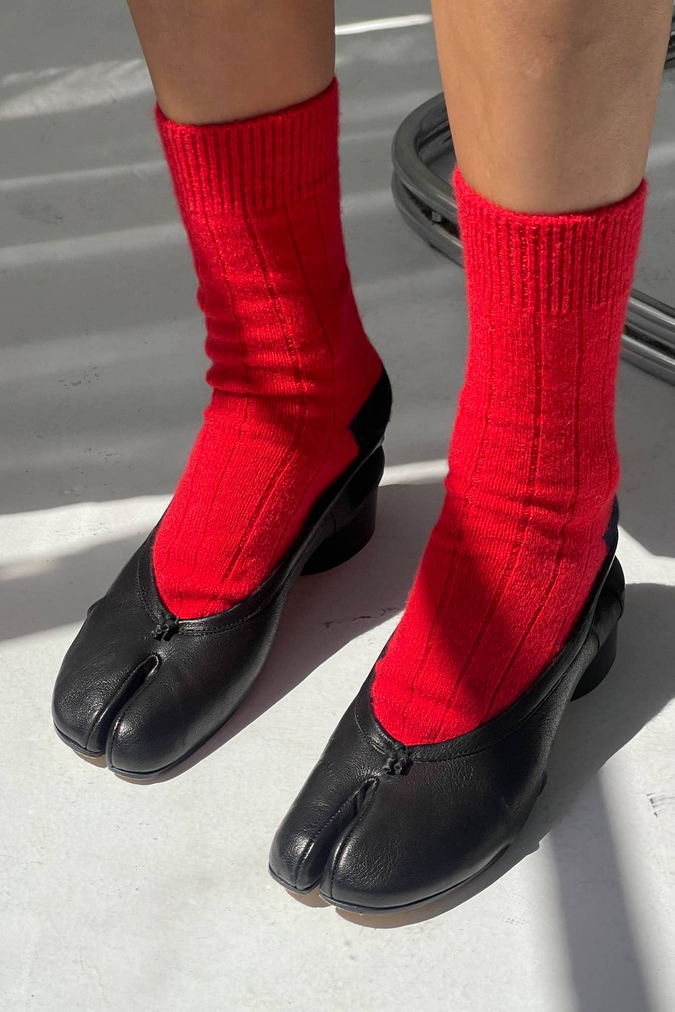 Classic Cashmere Socks | Poppy Red