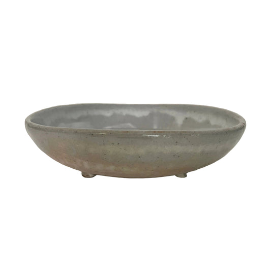 Japanese Three Legged Ceramic Bowl