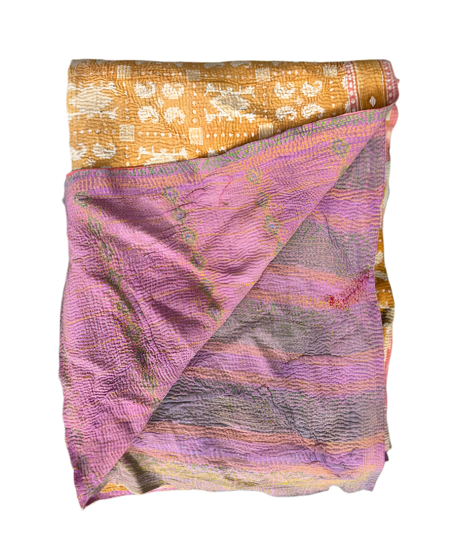 Vintage Kantha Quilt | Gainda