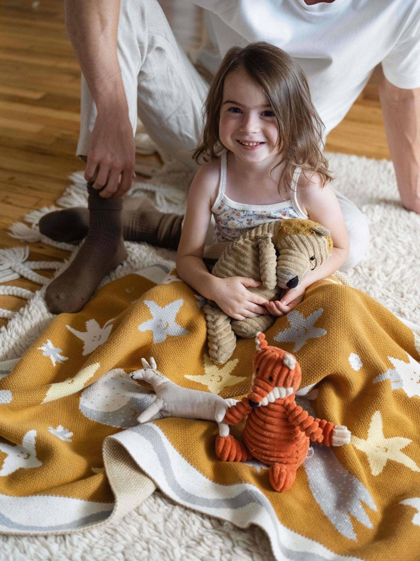 Night Sky Baby Blanket |  Solar