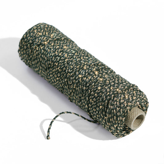 Braided Cord | Green and Gold