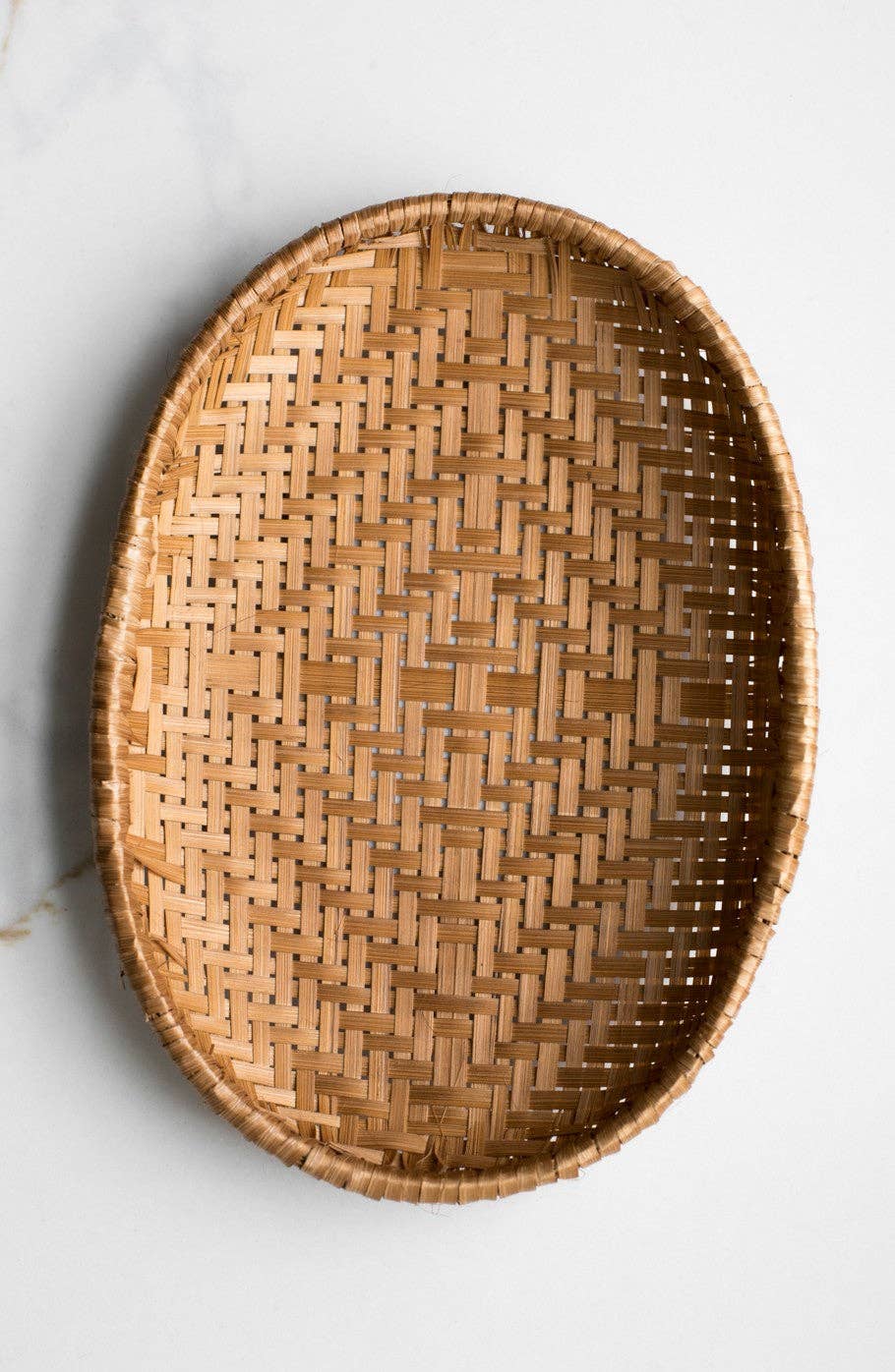 Smoked Bamboo Woven Tray | Small