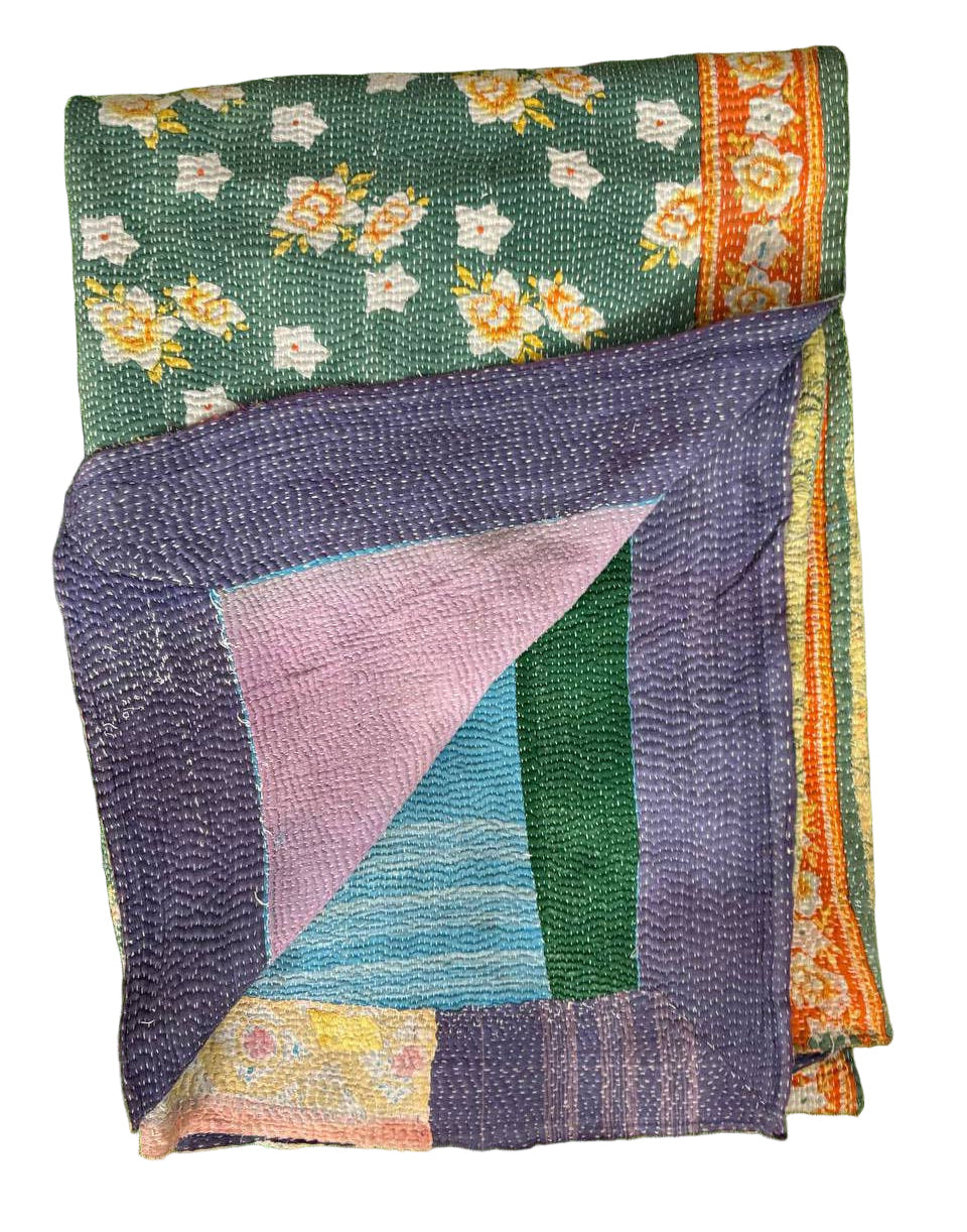 Vintage Kantha Quilt | Aboli