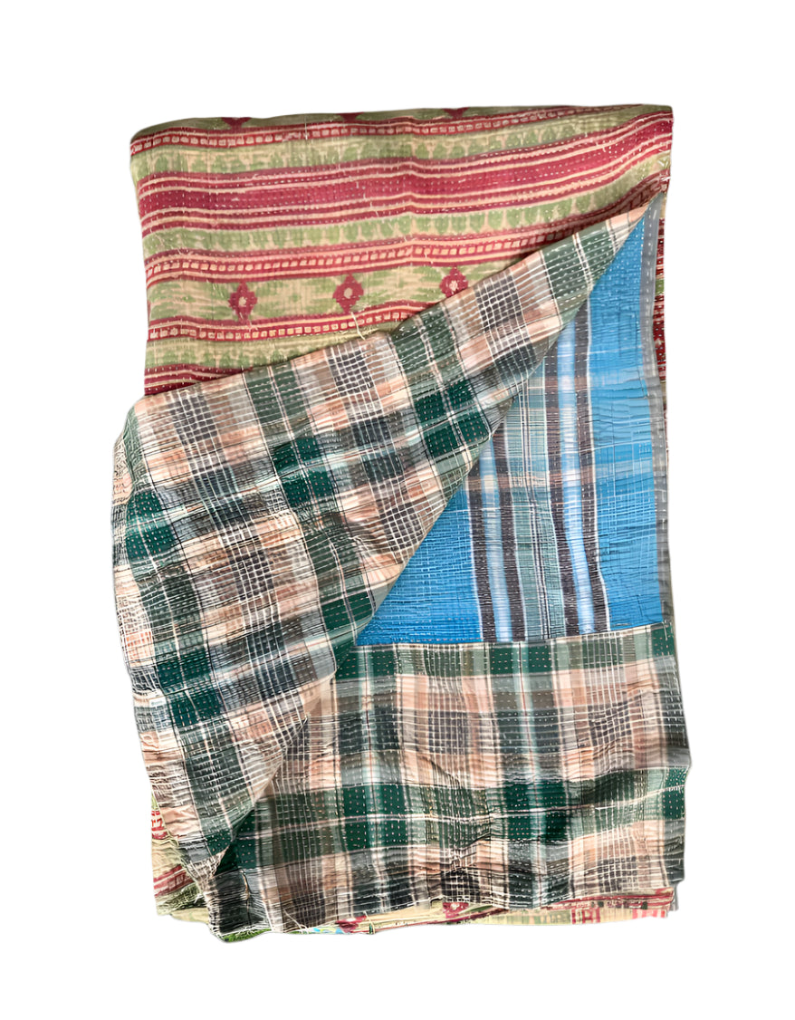 Vintage Kantha Quilt | Kamal
