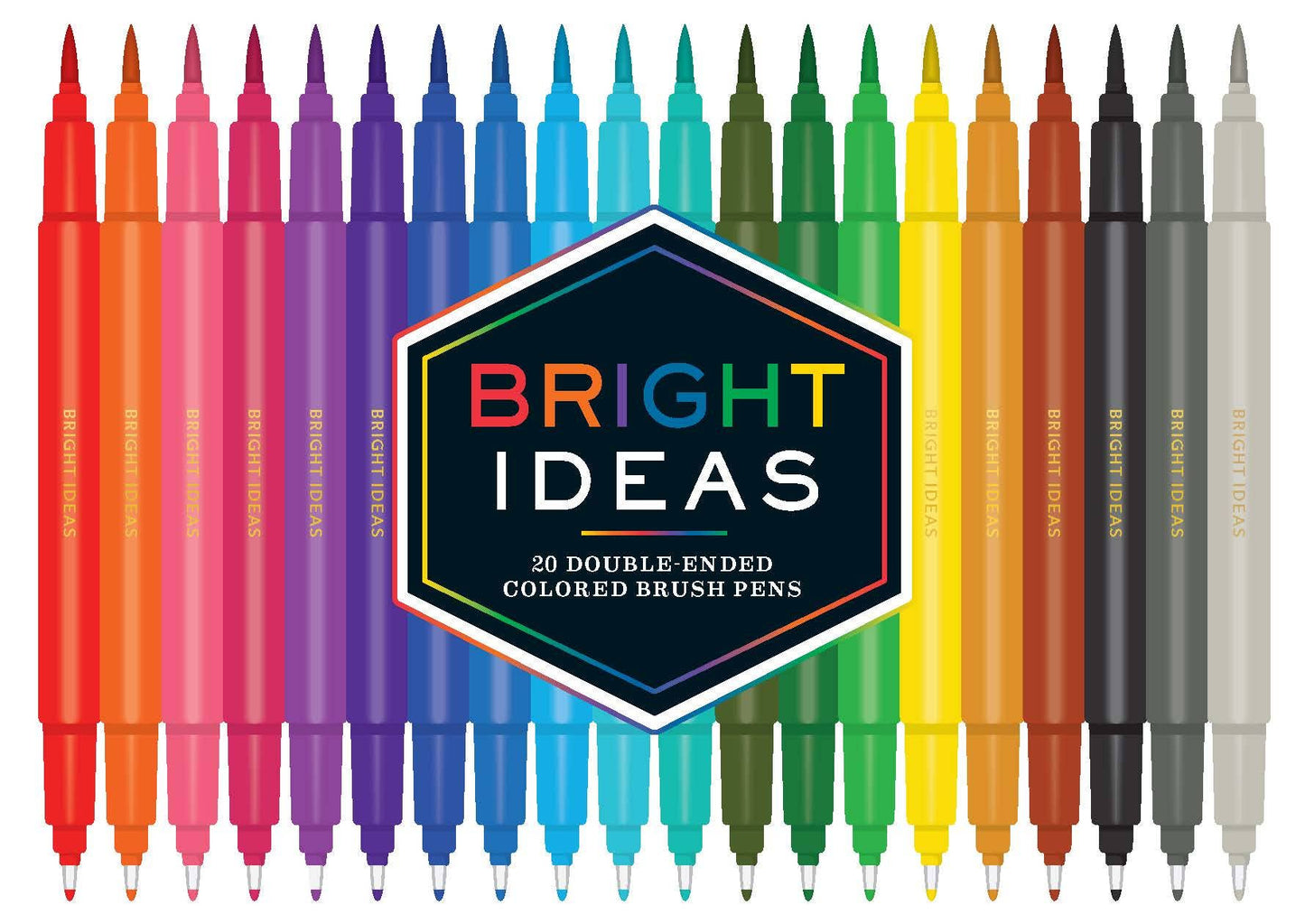 Double-Ended Colored Brush Pens