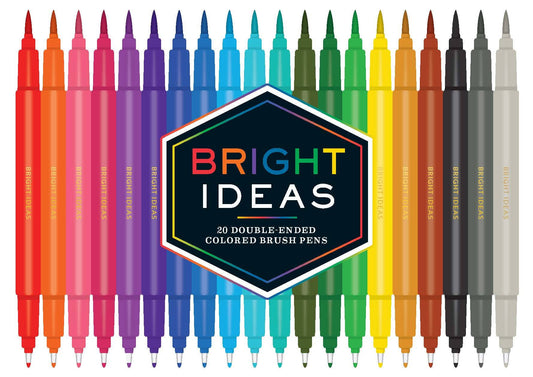 Double-Ended Colored Brush Pens