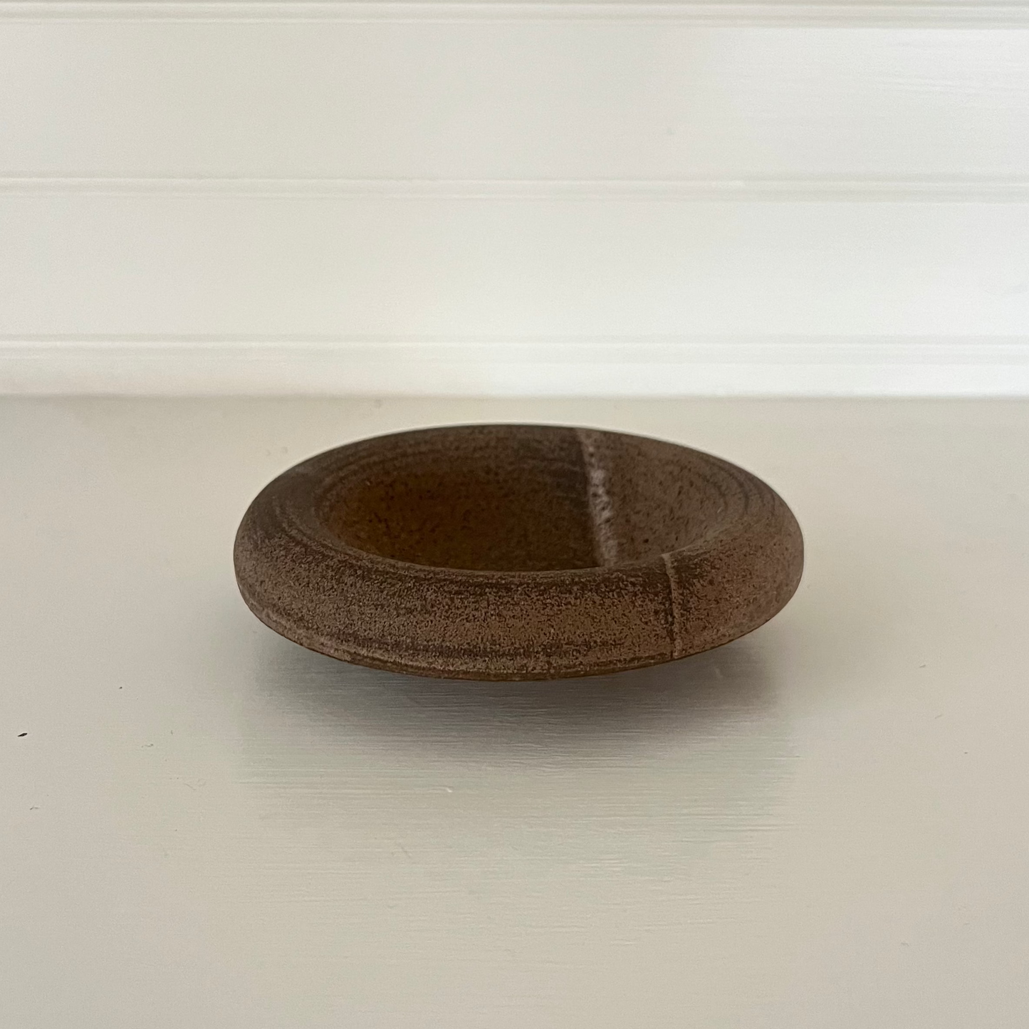 ceramic dish on white background