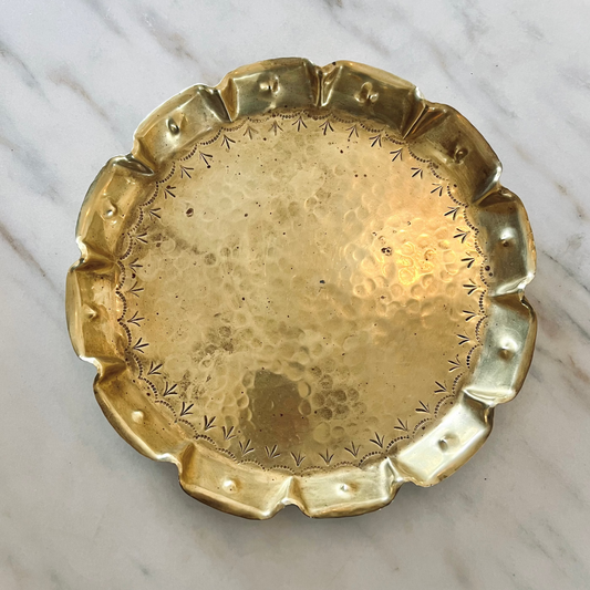 Vintage Brass Tray