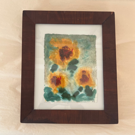 Jovan Mrvos "Fleurs per Henri" Painting