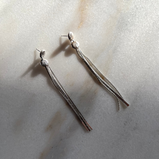 Vintage Sterling Silver Dangle Earrings