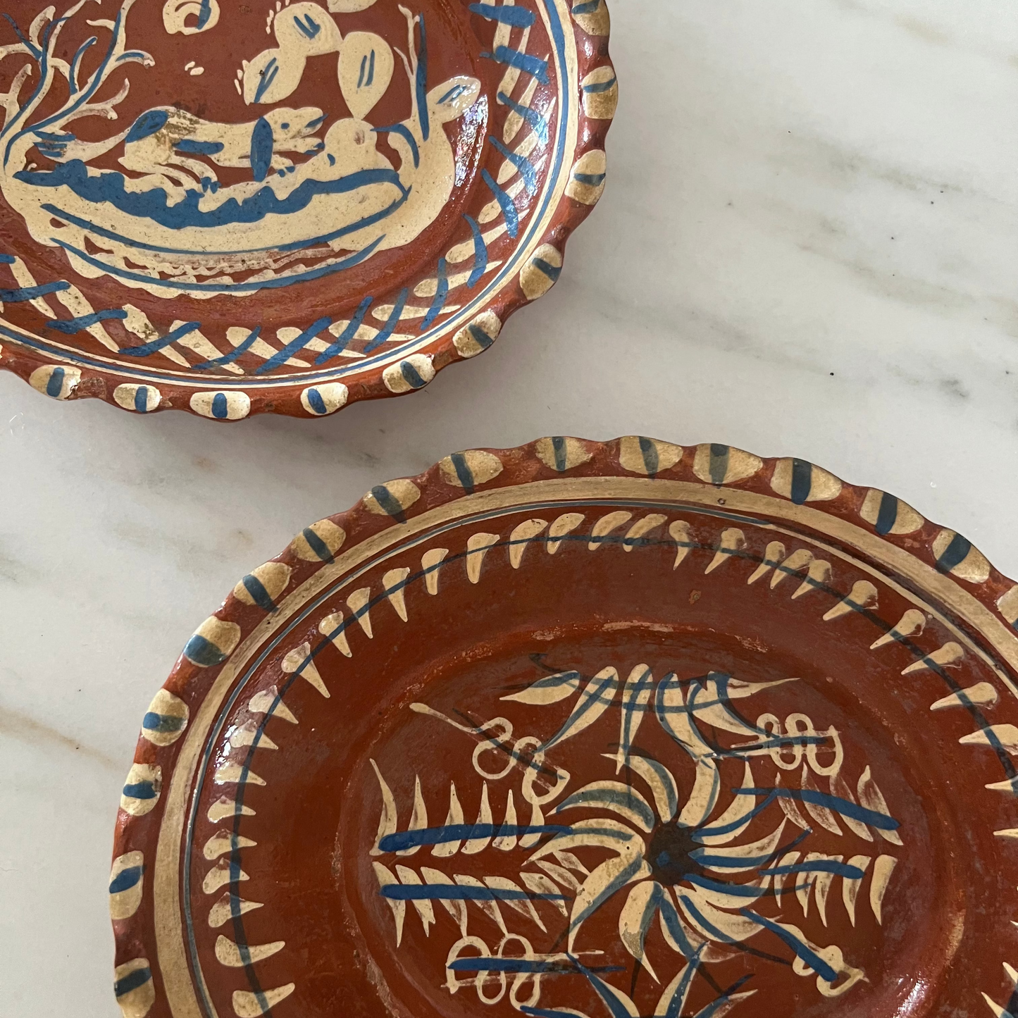 Vintage Mexican Redware Dish
