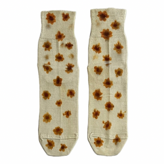 Naturally Dyed Cotton Socks | real fleur petite
